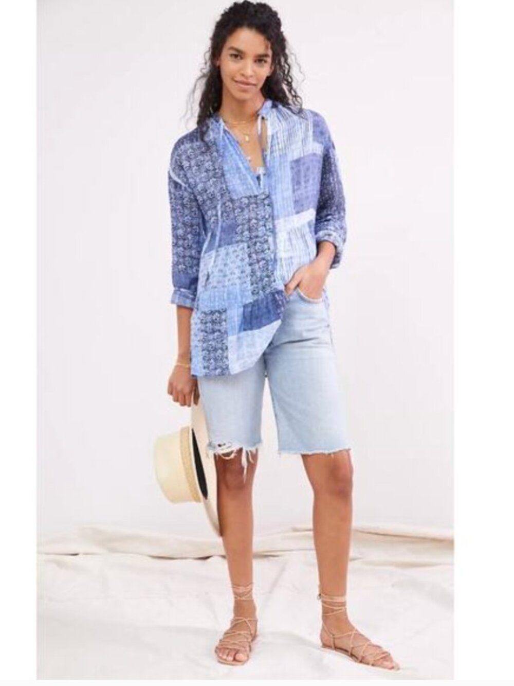 Anthropologie/Pilcro Patchwork Tunic